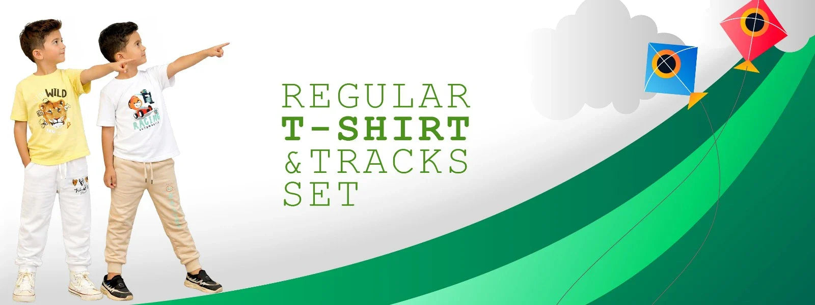 Kids Regular Bamboo-Cotton Tracks Set | Bambify