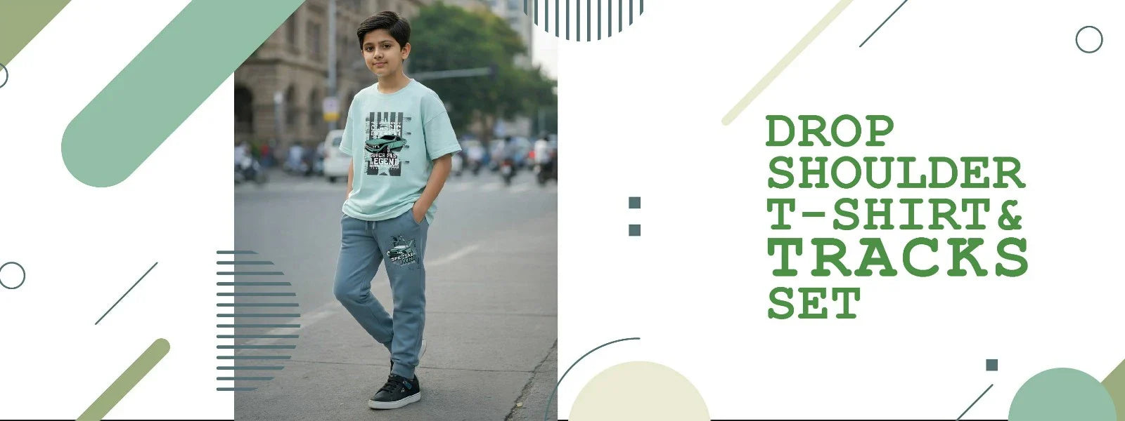Kids Drop Shoulder Tracks Set India | Bambify