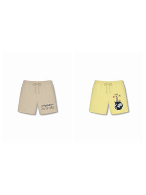 Wild Adventure Yellow & Beige Kids Tshirt & Shorts Set Size 9-10 Bamboo Cotton ‚ Bambify India