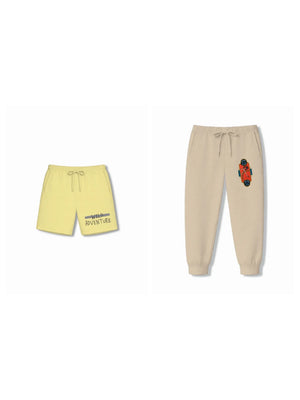 Bambify Kids Bottom 2 Piece Set Wild Adventure & BMX Racing Yellow & Beige 11-12 Years bamboo cotton kids clothing India