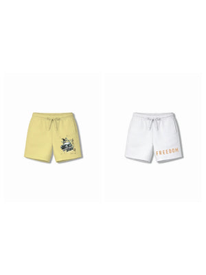 Bambify Kids Bottom 2 Piece Set Super Fast & Born to Ride Yellow & White 3-4 Years bamboo cotton kids clothing India