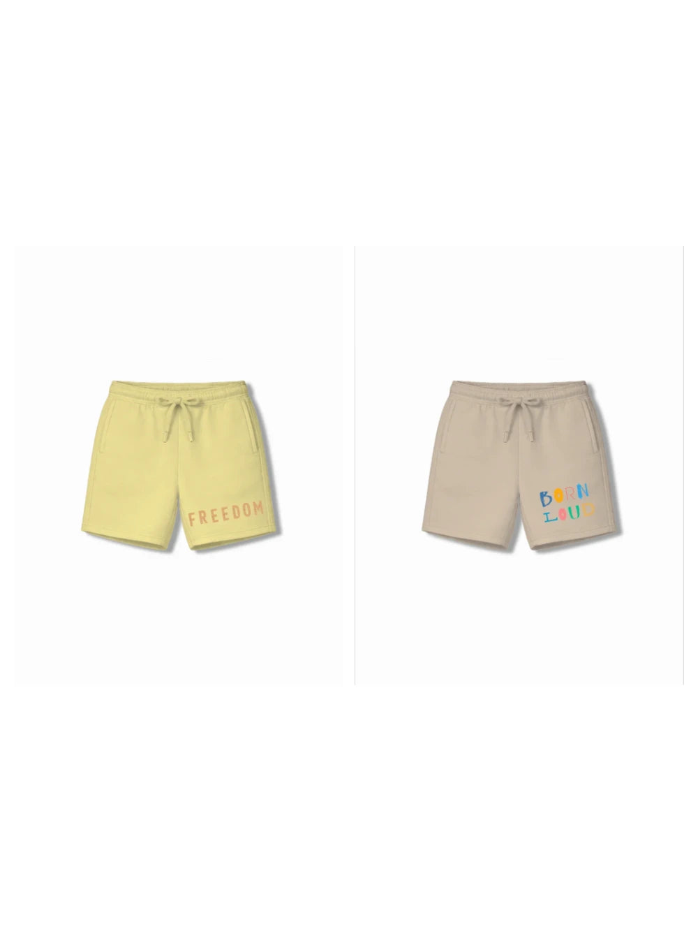 Born to Ride Yellow & Dusty Blue Low Shoulder Shorts Set Size 7-8 Years Bamboo Cotton ‚ Bambify India