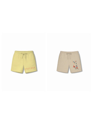 Bambify Kids Bottom 2 Piece Set Born to Ride & Australia Yellow & Beige 3-4 Years bamboo cotton kids clothing India