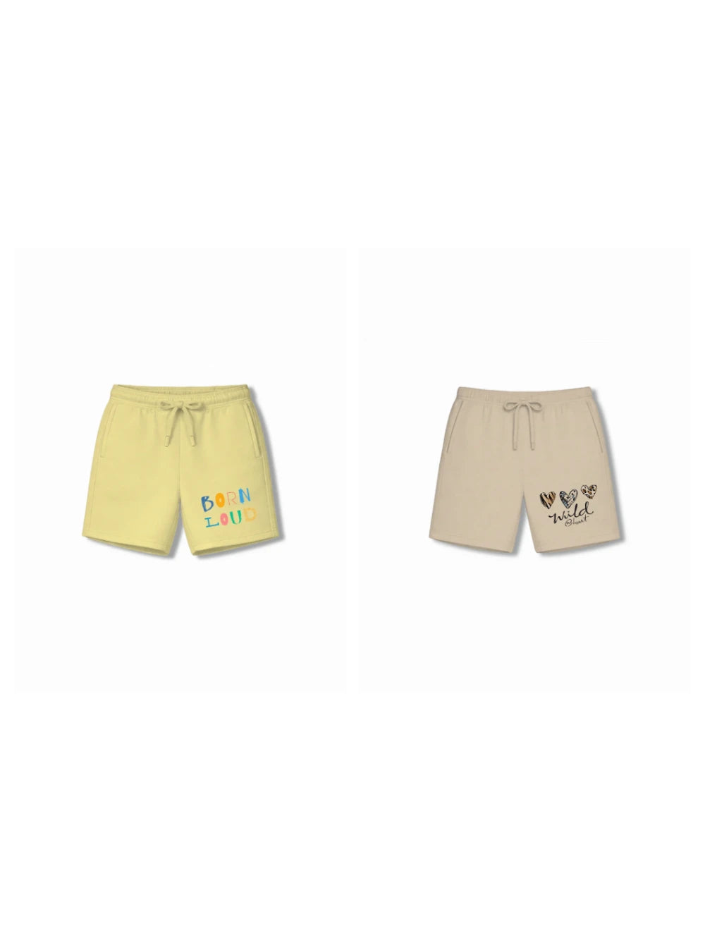 Noise Yellow & Dusty Blue Drop Shoulder Shorts Set Size 7-8 Years Bamboo Cotton ‚ Bambify India