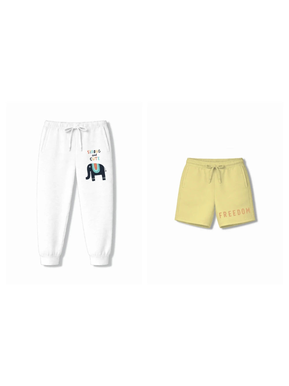 Bambify Kids Bottom 2 Piece Set Born to Ride & Animal World Yellow & White 11-12 Years bamboo cotton kids clothing India