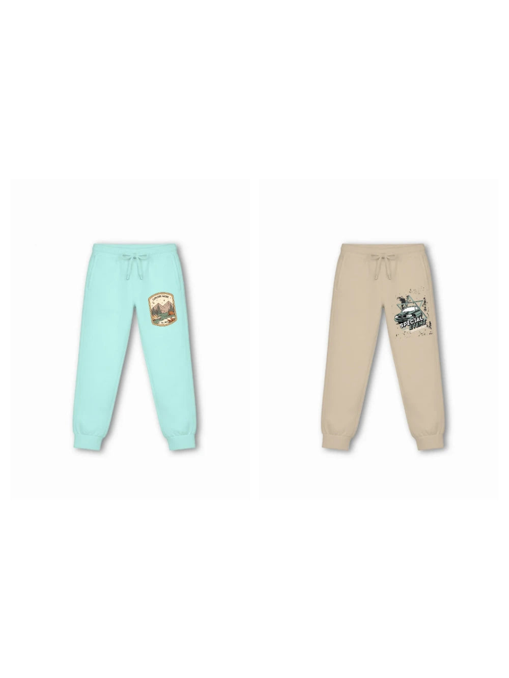 Bambify Kids Bottom 2 Piece Set Urban Style & Super Fast Light Blue & Beige 3-4 Years bamboo cotton kids clothing India