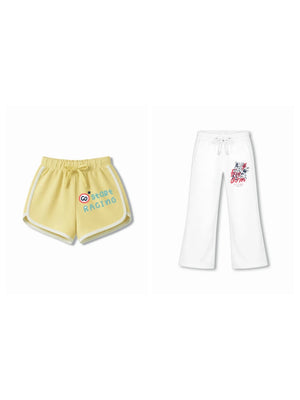 Bambify Kids Bottom 2 Piece Set F1 Racing & Cheetah Yellow & White 3-4 Years bamboo cotton kids clothing India
