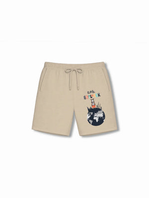 Bambify UV Safe All Climate Kids Tshirt Set ‚ London Yellow & Beige Bamboo Cotton Bambify India Yellow 5-6 Years bamboo cotton kids clothing India