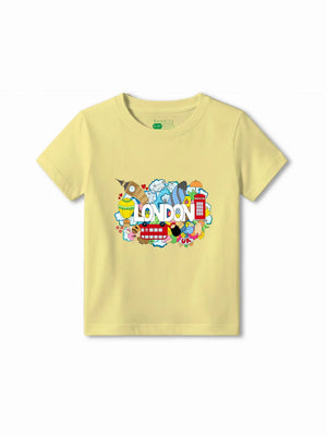 London Yellow Kids Joggers Set Size 5-6 Years ‚ Bambify India