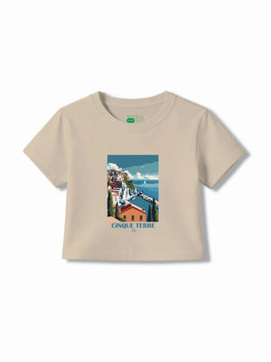 Bambify Kids T-Shirt Set Angel & Italy White & Beige 11-12 Years bamboo cotton kids clothing India