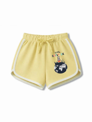 Bambify Kids Bottom 2 Piece Set F1 Racing & France Dusty Blue & Yellow 11-12 Years bamboo cotton kids clothing India