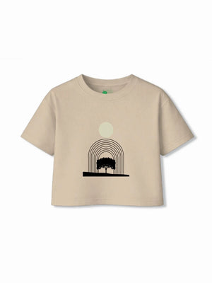 Bambify Kids T-Shirt Set France & Art White & Beige 11-12 Years bamboo cotton kids clothing India