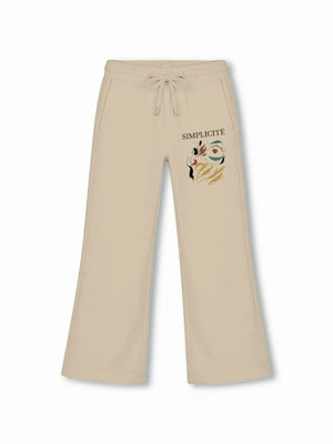 Art Beige & White Girls Crop Set Size 7-8 Years Bamboo Cotton ‚ Bambify India