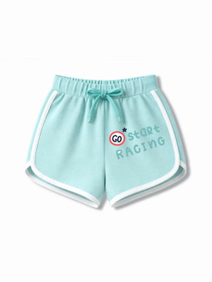 Bambify Kids Bottom 2 Piece Set F1 Racing & France Light Blue & White 11-12 Years bamboo cotton kids clothing India