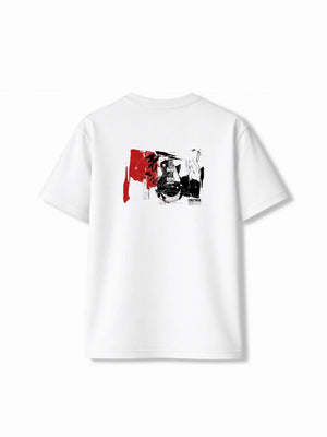Bambify Kids T-Shirt Set Taekwondo & Cheetah Fun White & Light Blue 7-8 Years bamboo cotton kids clothing India
