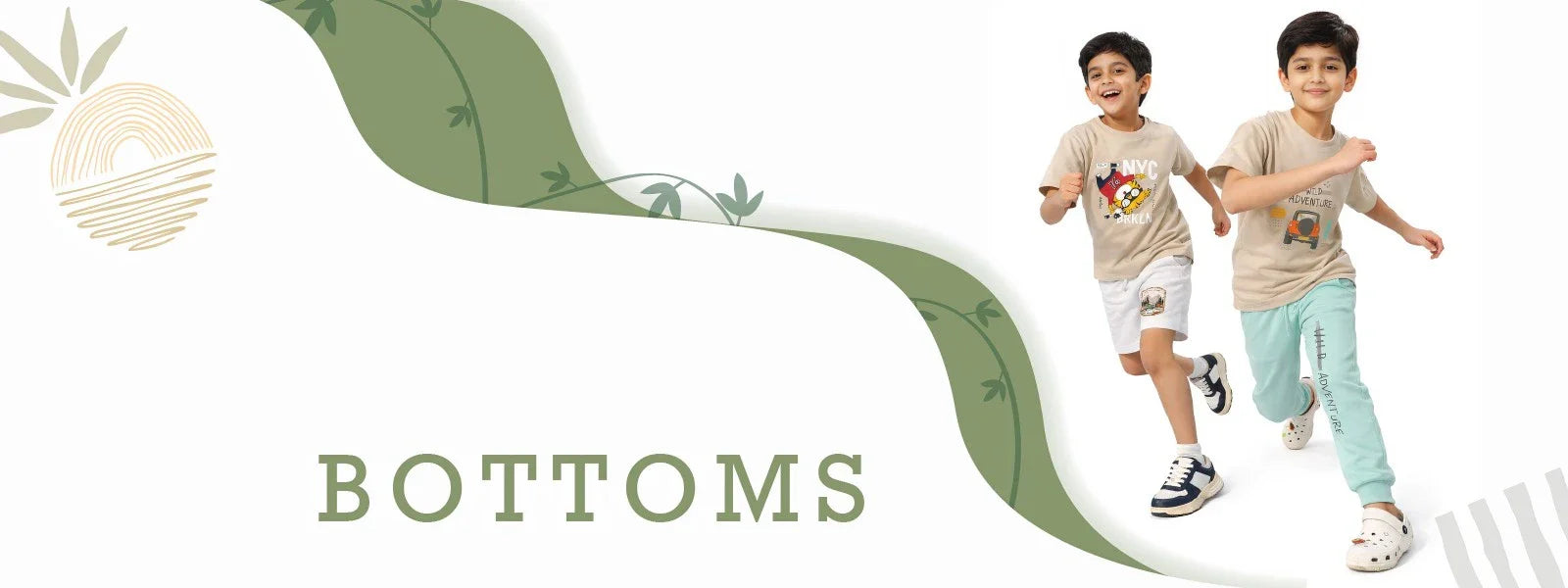 Kids Bamboo-Cotton Bottoms & Pants India | Bambify