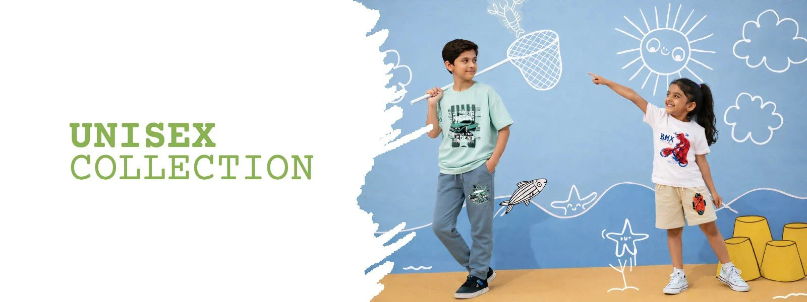 Unisex Kids Bamboo-Cotton Clothing India | Bambify