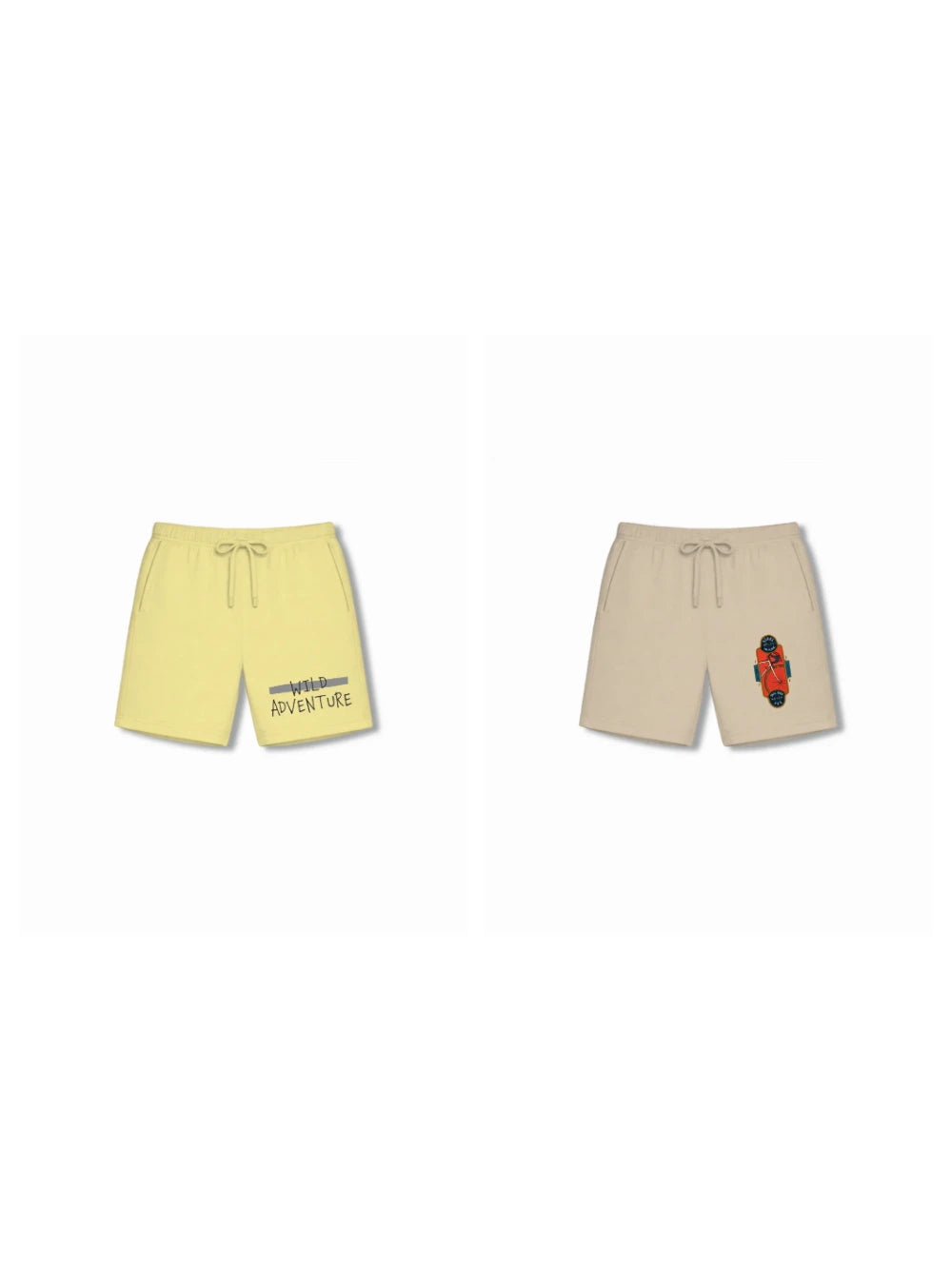 Bambify Kids Bottom 2 Piece Set BMX Racing & Wild Adventure Beige & Yellow 7-8 Years bamboo cotton kids clothing India