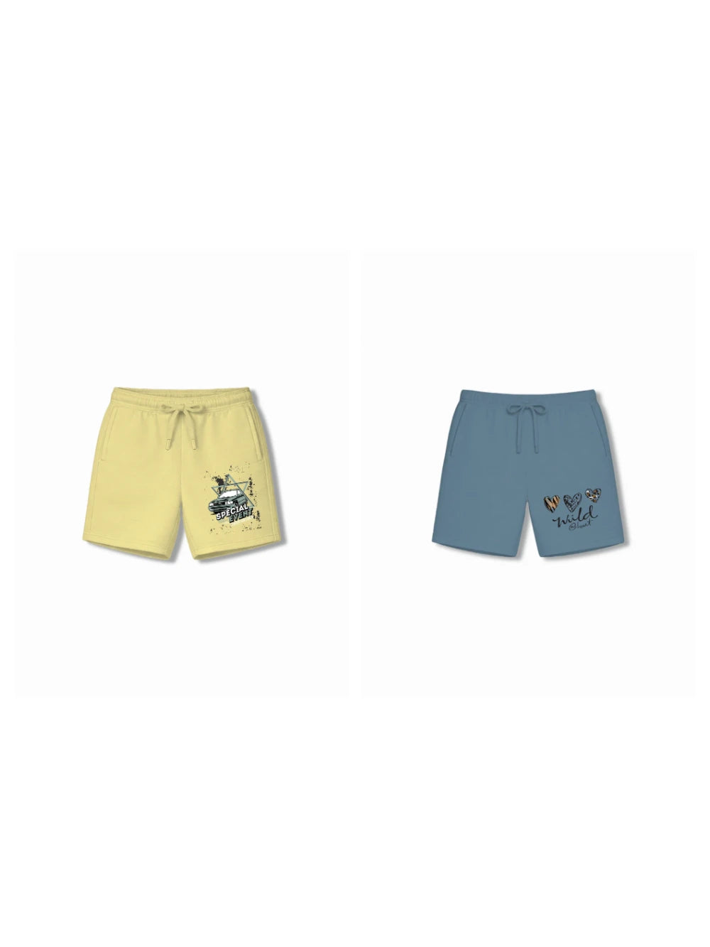Bambify Kids Bottom 2 Piece Set Super Fast & The Lion Yellow & Dusty Blue 5-6 Years bamboo cotton kids clothing India