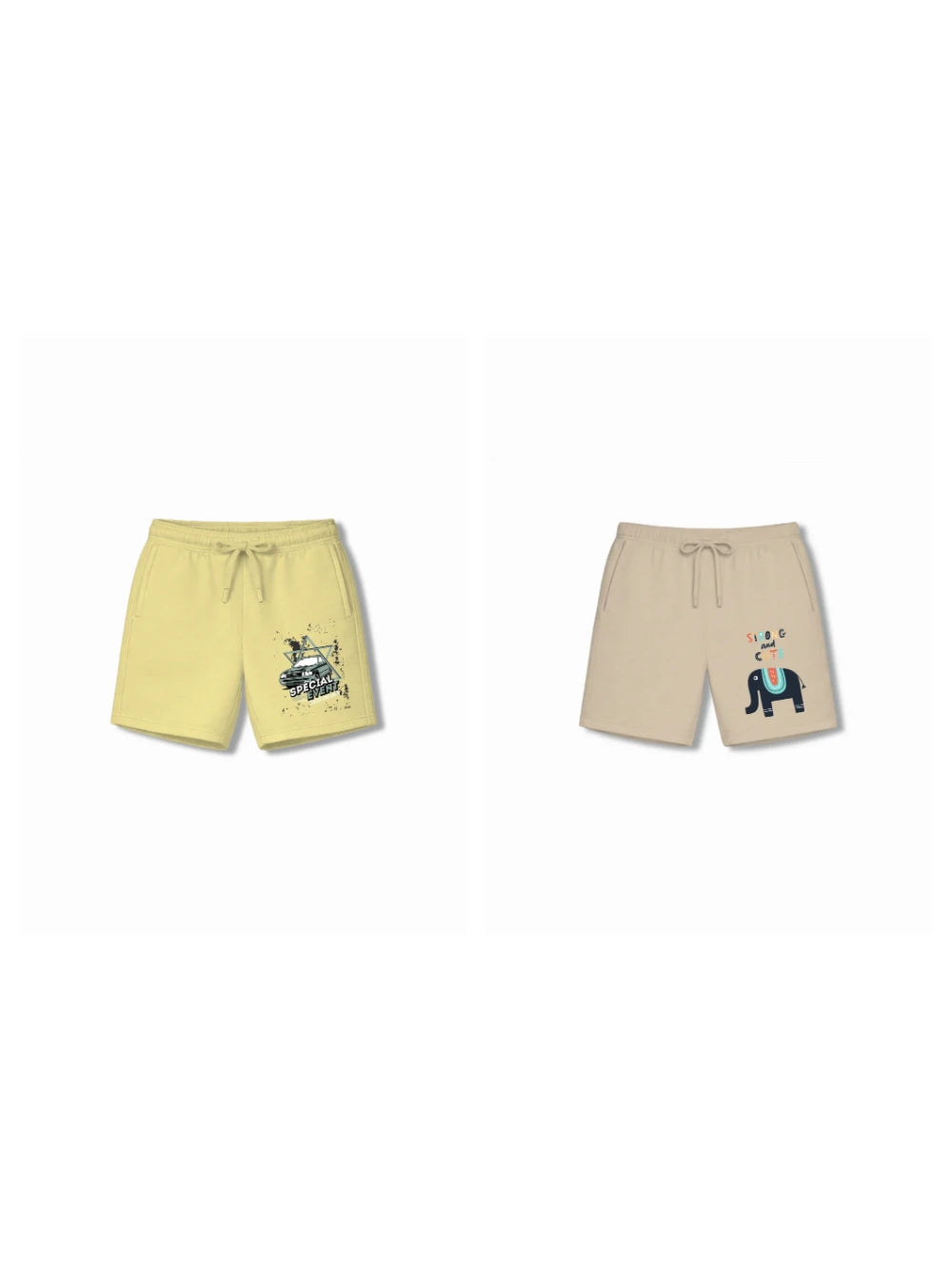 Bambify Kids Bottom 2 Piece Set Super Fast & Animal World Yellow & Beige 9-10 Years bamboo cotton kids clothing India