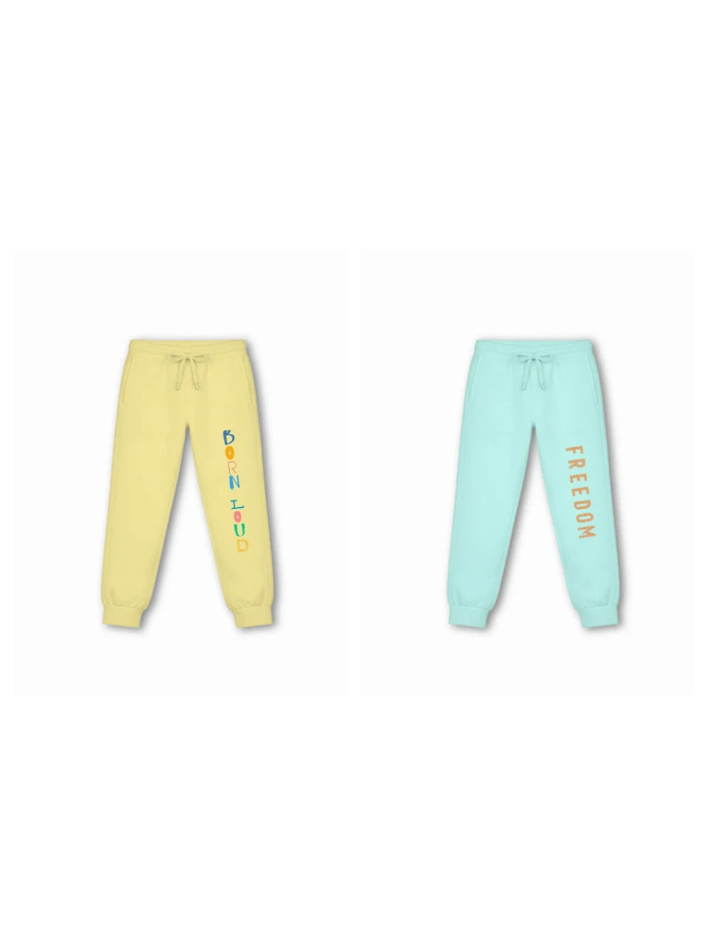 Bambify Kids Bottom 2 Piece Set Noise & Born to Ride Yellow & Light Blue 3-4 Years bamboo cotton kids clothing India