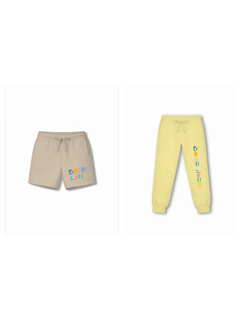 Noise White & Beige Drop Shoulder Shorts Set Size 7-8 Years Bamboo Cotton ‚ Bambify India