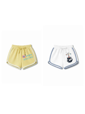 Bambify Kids Bottom 2 Piece Set F1 Racing & France Yellow & White 3-4 Years bamboo cotton kids clothing India
