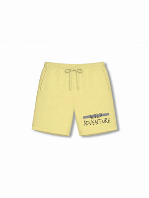 Bambify Kids Bottom 2 Piece Set BMX Racing & Wild Adventure Beige & Yellow 7-8 Years bamboo cotton kids clothing India