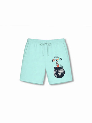 London Beige & Light Blue Kids Tshirt Set Size 11-12 Bamboo Cotton ‚ Bambify India