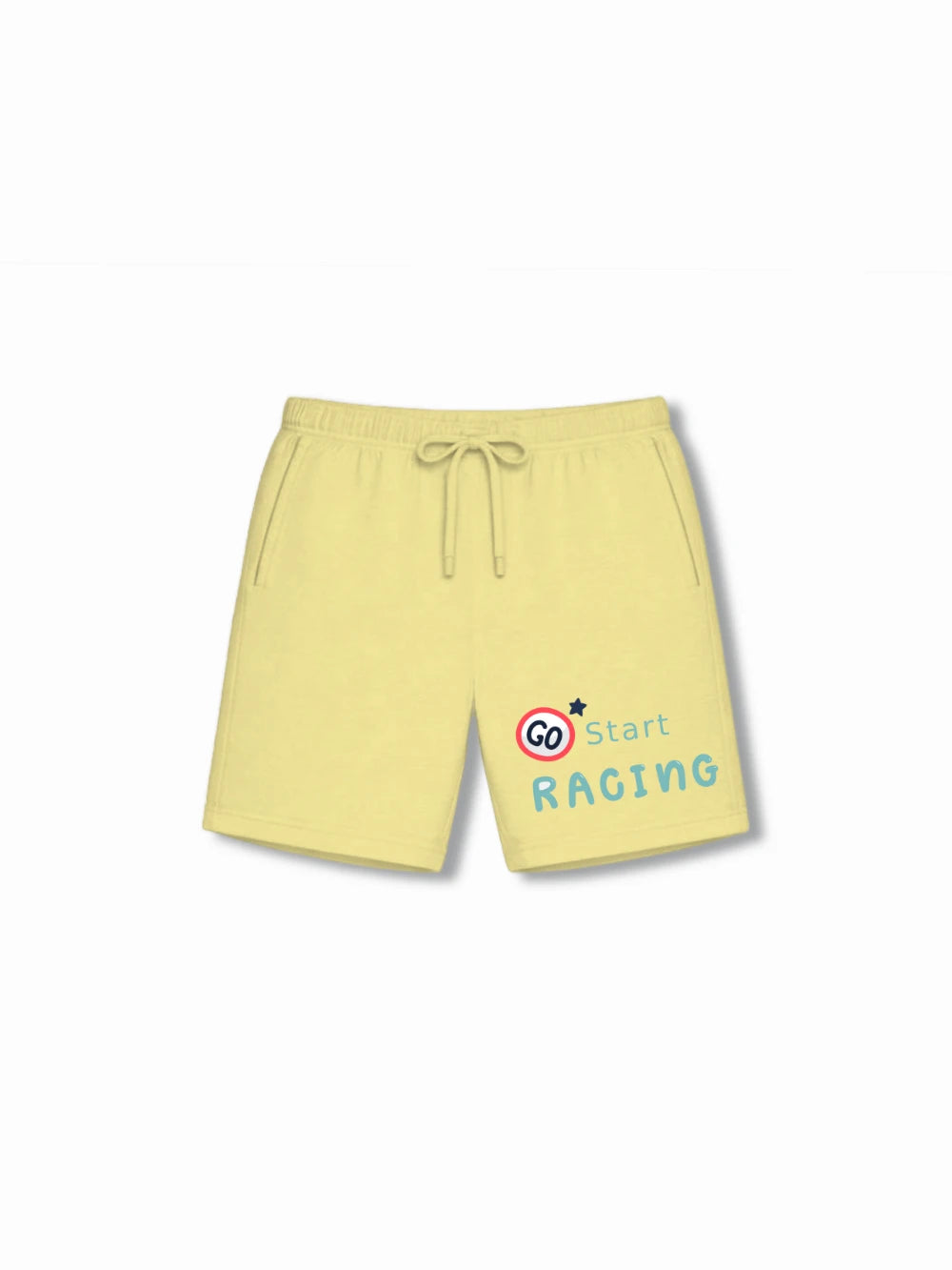 Bambify Kids Bottom 2 Piece Set London & F1 Racing Beige & Yellow 7-8 Years bamboo cotton kids clothing India
