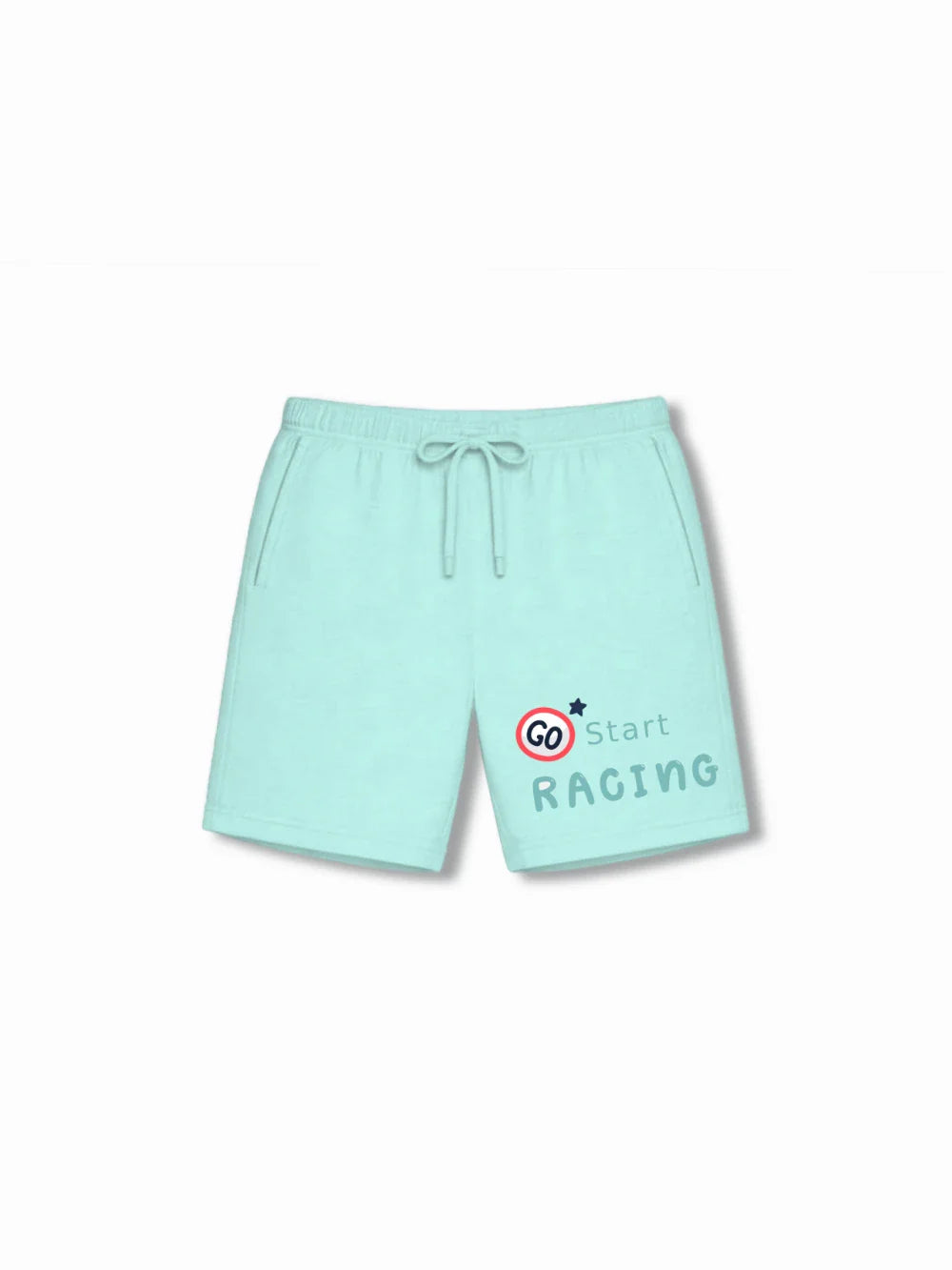 F1 Racing Beige & Light Blue Kids Tshirt Set Size 9-10 Bamboo Cotton ‚ Bambify India