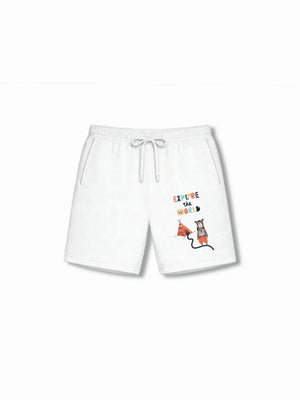 Australia Yellow & White Kids Shorts Set Size 7-8 Bamboo Cotton ‚ Bambify India
