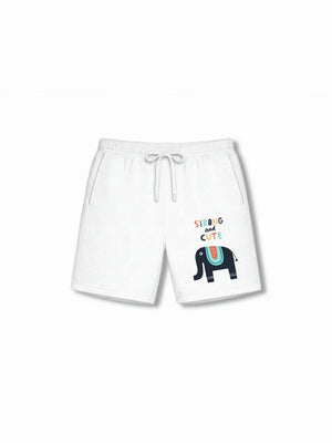 Animal World Yellow & White Kids Shorts Set Size 7-8 Bamboo Cotton ‚ Bambify India