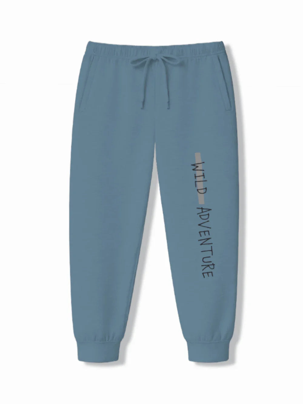 Wild Adventure Light Blue & Dusty Blue Kids T-Shirt & Tracks Set Size 7-8 Years ‚ Bambify India