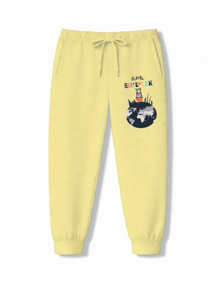 London Yellow Kids Joggers Set Size 7-8 Years ‚ Bambify India