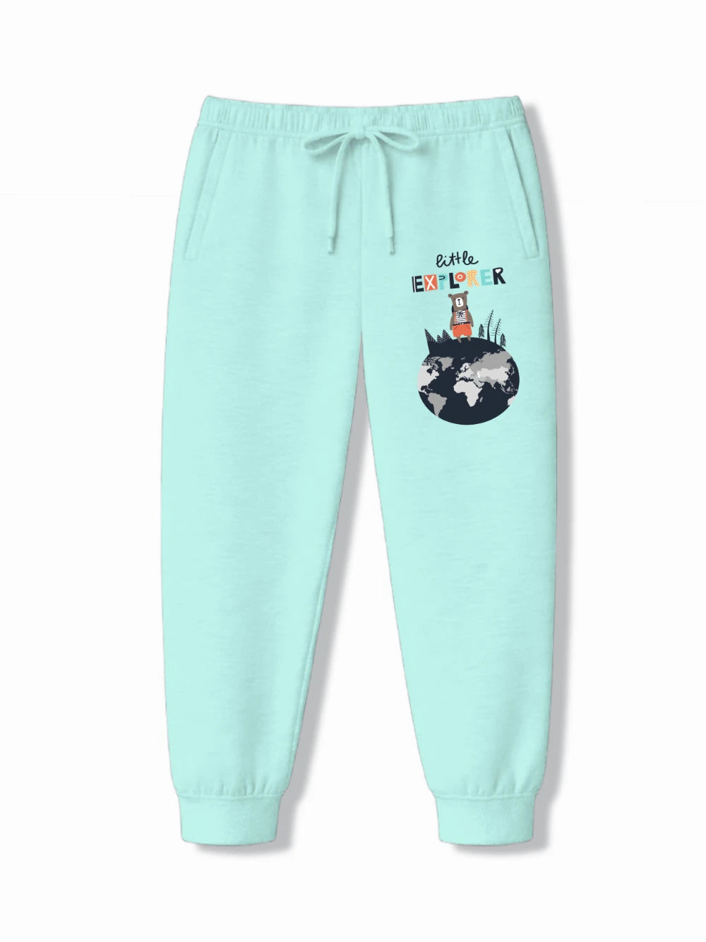 Bambify Kids Bottom 2 Piece Set F1 Racing & London Yellow & Light Blue 11-12 Years bamboo cotton kids clothing India