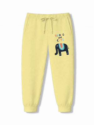 Animal World Yellow Kids T-Shirt & Joggers Set Size 7-8 Years ‚ Bambify India