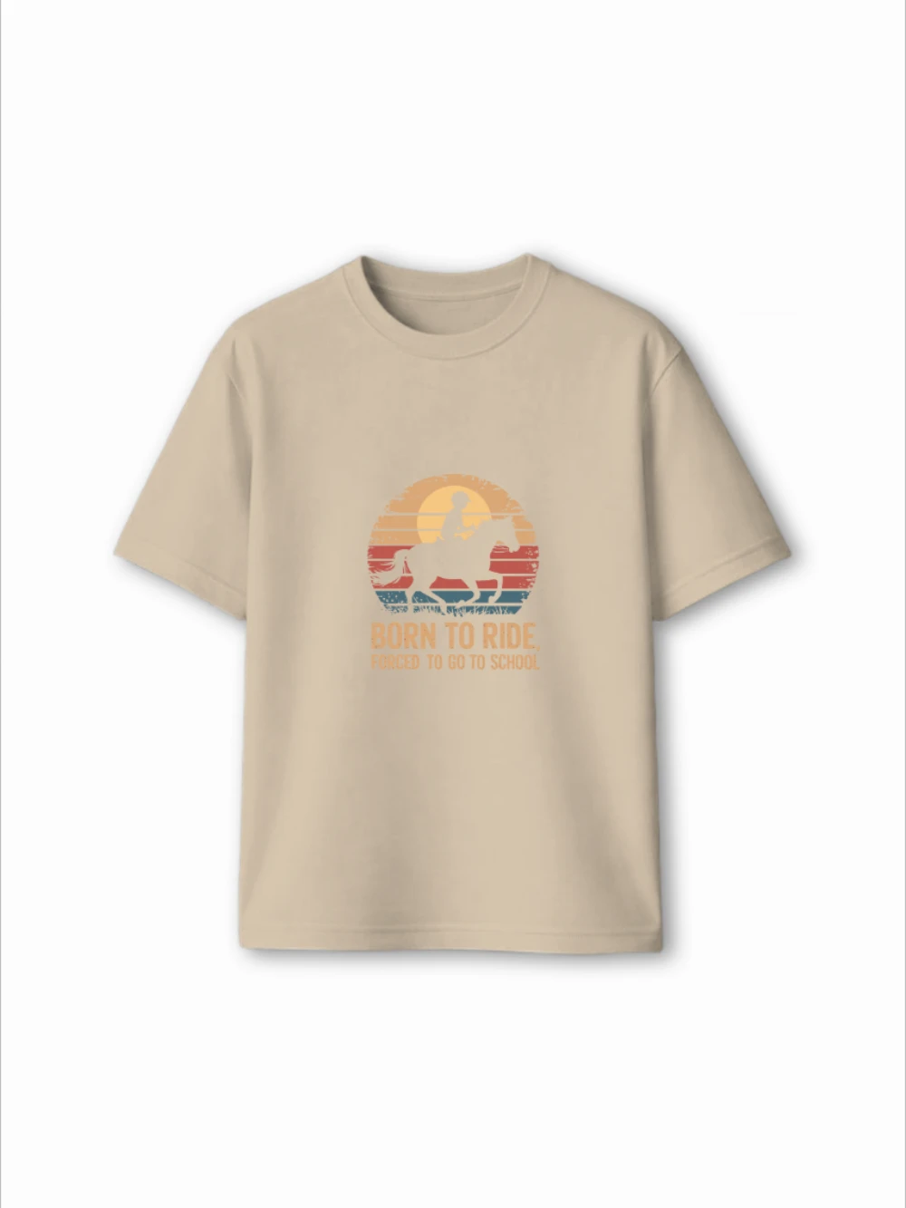 Bambify Kids T-Shirt Set The Lion & Born to Ride White & Dusty Blue 7-8 Years bamboo cotton kids clothing India