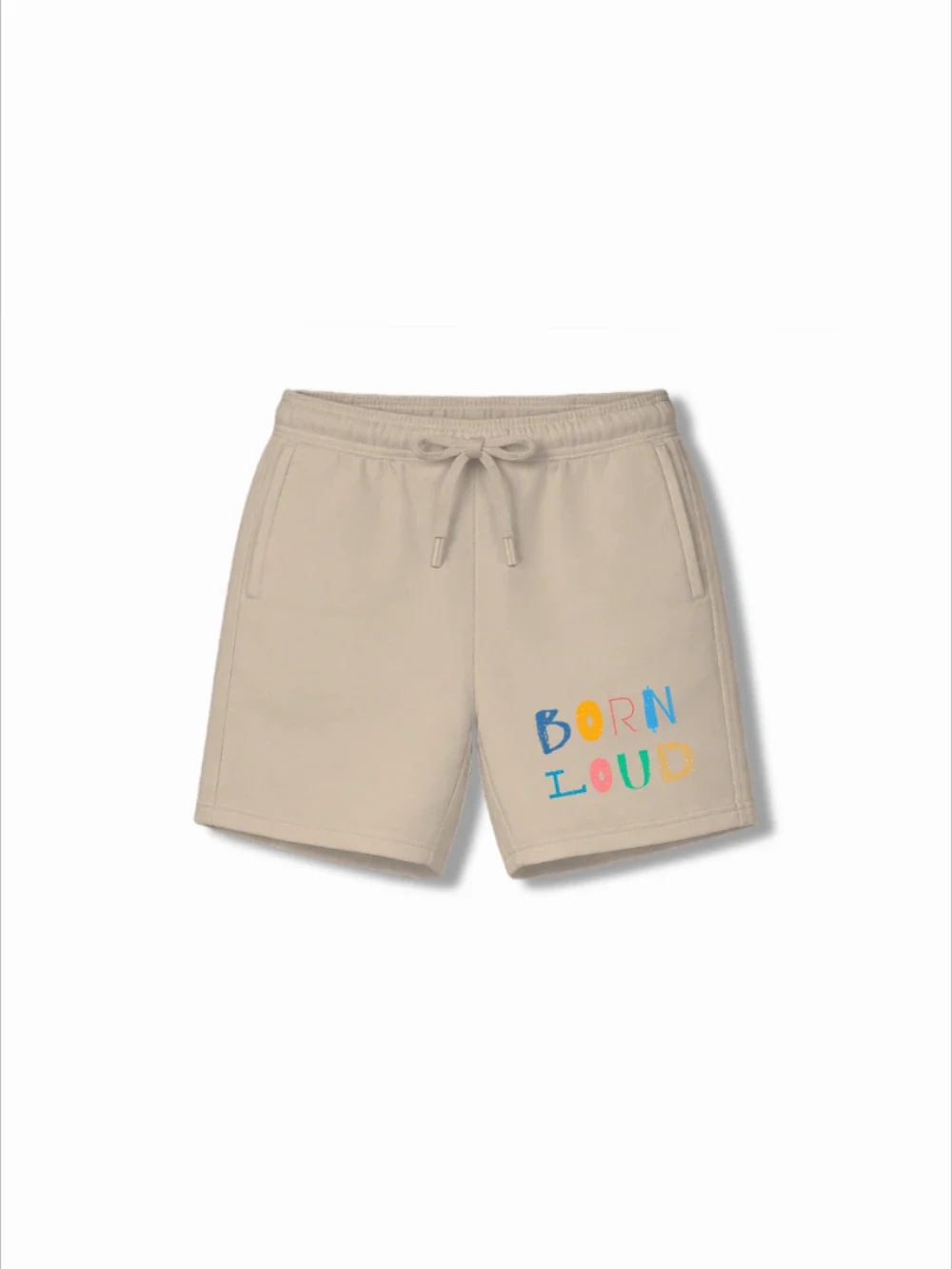 Noise White & Beige Drop Shoulder Shorts Set Size 7-8 Years Bamboo Cotton ‚ Bambify India