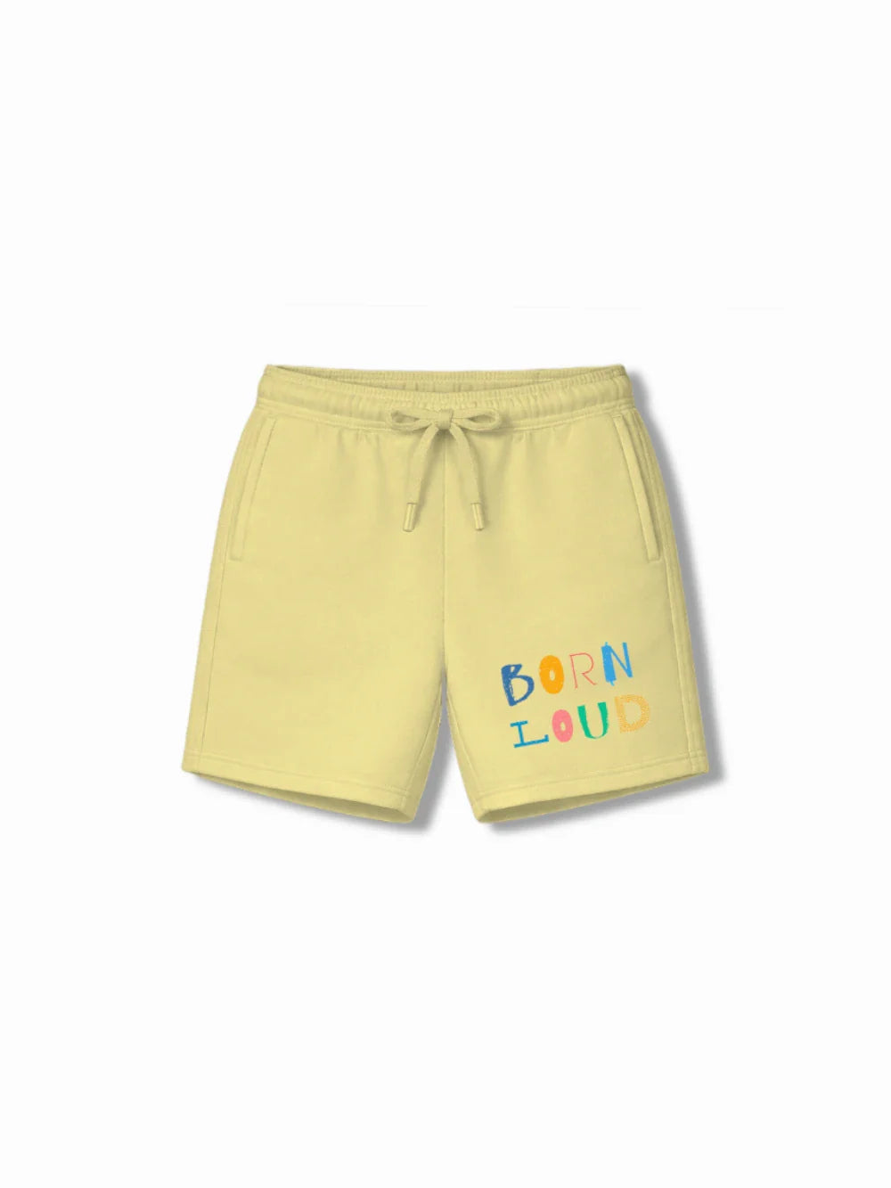 Noise Yellow & Dusty Blue Drop Shoulder Shorts Set Size 7-8 Years Bamboo Cotton ‚ Bambify India