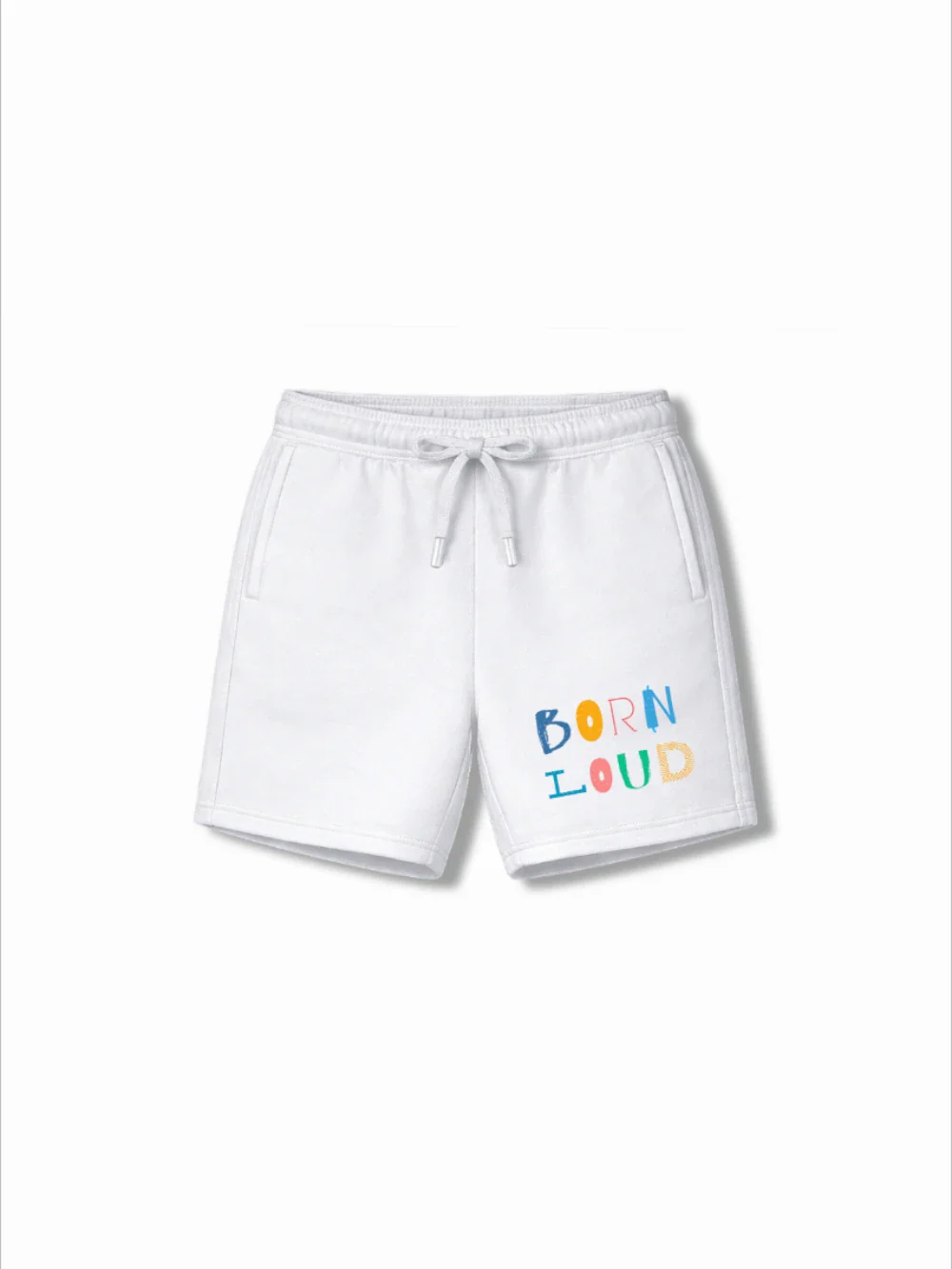 Noise Beige & White Drop Shoulder Shorts Set Size 9-10 Years Bamboo Cotton ‚ Bambify India