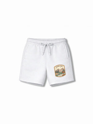 Urban Style Beige & White Low Shoulder T-shirt & Shorts Set Size 7-8 Years Bamboo Cotton ‚ Bambify India