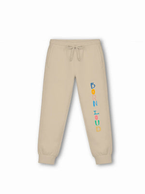 Noise White & Beige Kids Tracks Set Size 7-8 Years Bamboo Cotton ‚ Bambify India