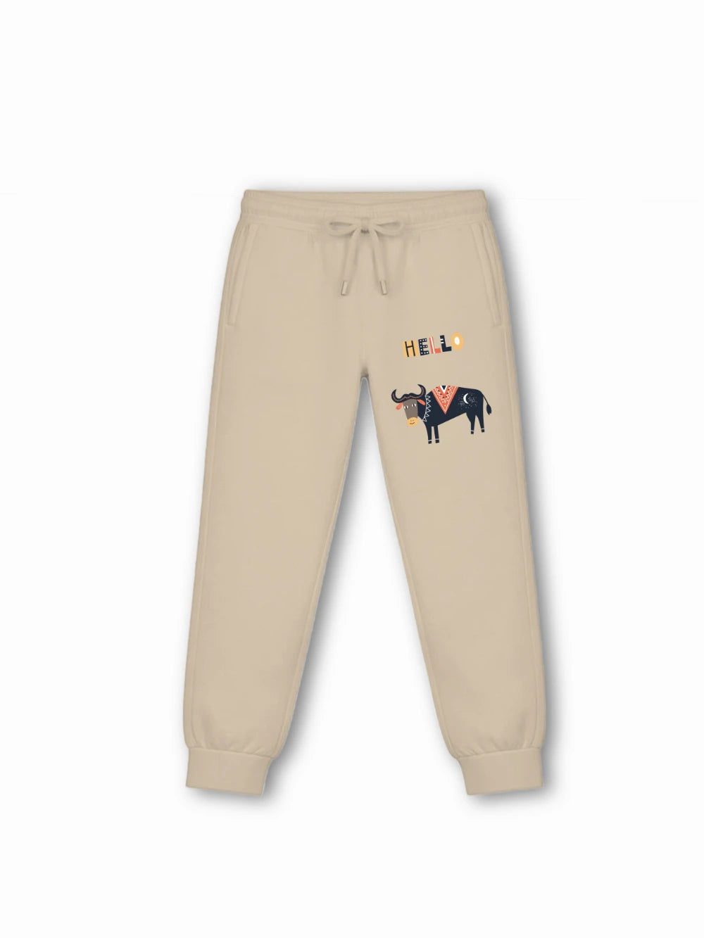 Bambify Kids Bottom 2 Piece Set Super Fast & Eurasia Yellow & Beige 3-4 Years bamboo cotton kids clothing India