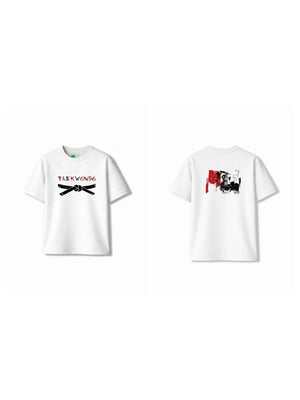 Bambify Kids T-Shirt Set Taekwondo & The Lion White & Yellow 11-12 Years bamboo cotton kids clothing India