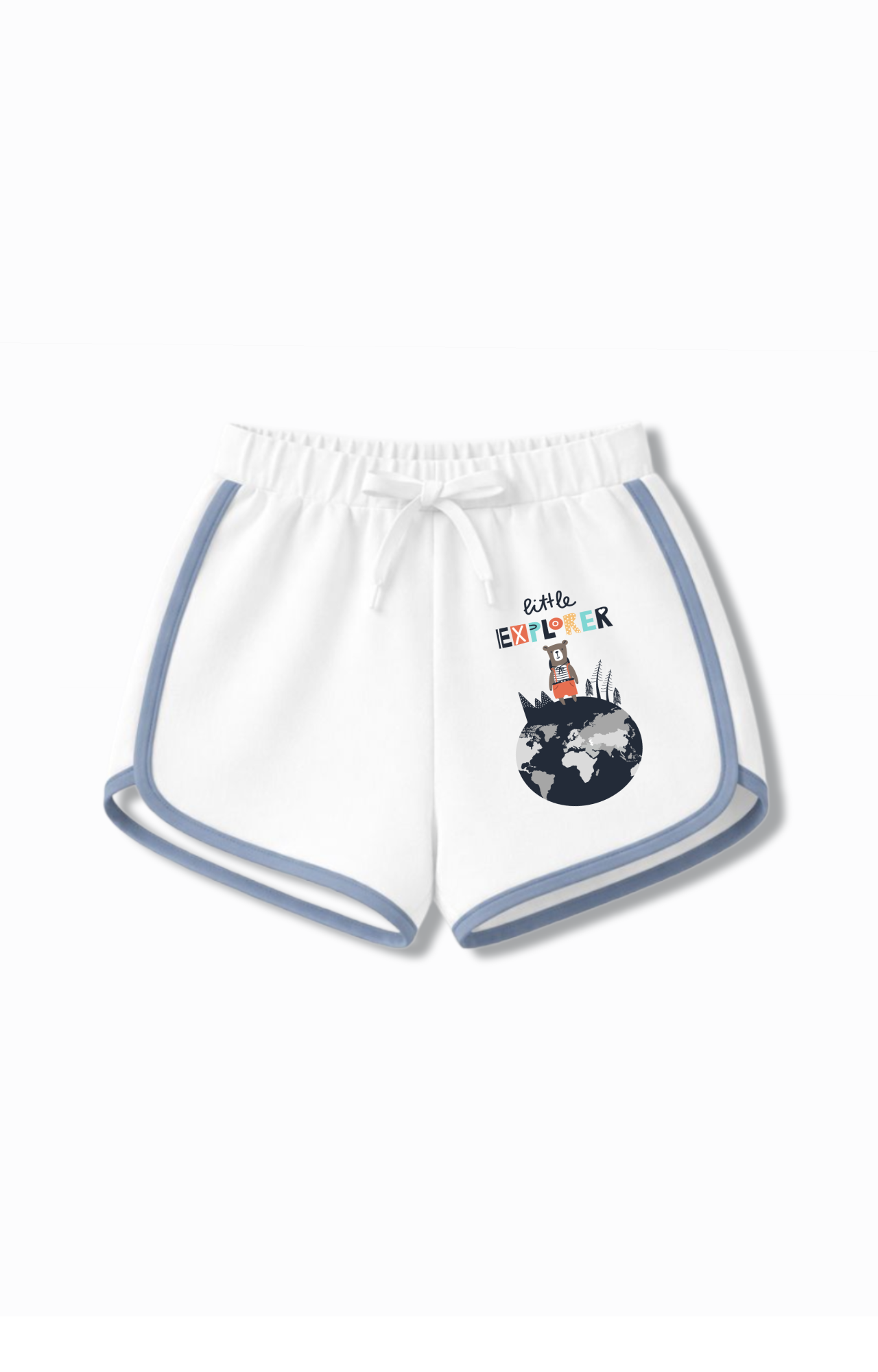 Bambify Kids Bottom 2 Piece Set F1 Racing & France Yellow & White 3-4 Years bamboo cotton kids clothing India