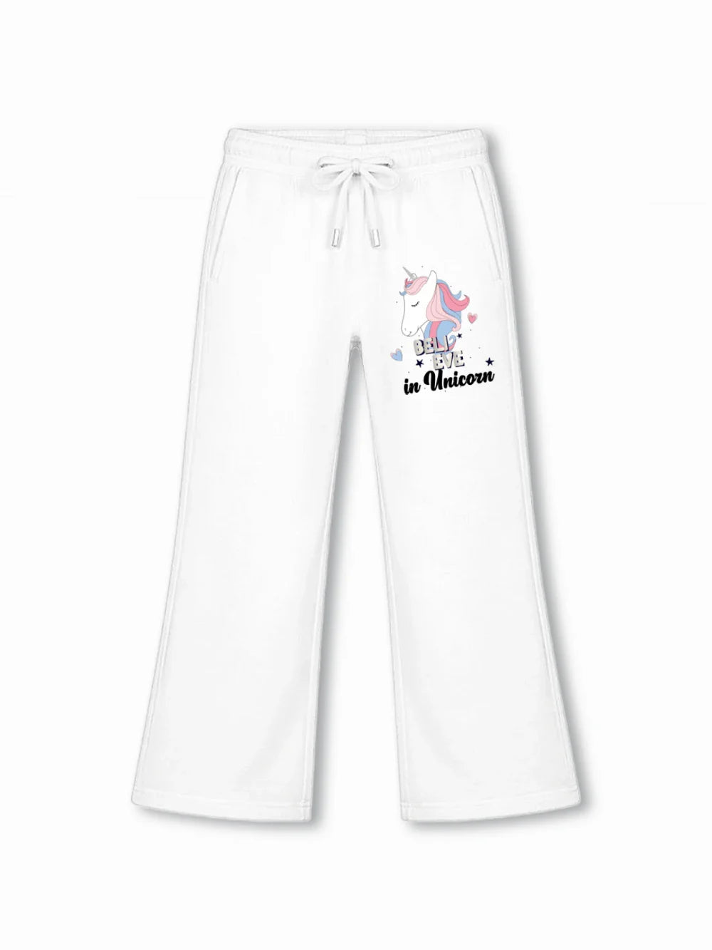 Unicorn Beige & White Girls Crop Set Size 5-6 Years Bamboo Cotton ‚ Bambify India