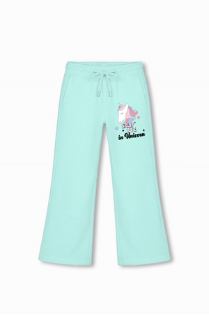 Bambify Kids Bottom 2 Piece Set F1 Racing & Unicorn Dusty Blue & Light Blue 11-12 Years bamboo cotton kids clothing India