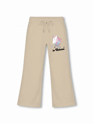 Unicorn White & Beige Girls Crop Set Size 7-8 Years Bamboo Cotton ‚ Bambify India