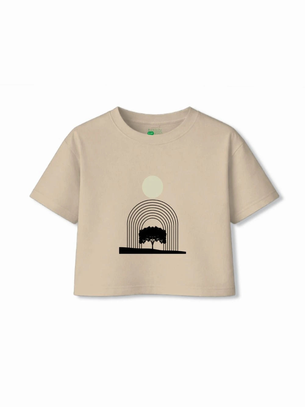 Bambify Kids T-Shirt Set France & Art White & Beige 11-12 Years bamboo cotton kids clothing India